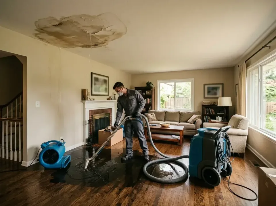 attic-pipe-burst-ceiling-drip-008 — frequently asked questions, Water Damage Restoration & Carpet Care in Hayfield, VA